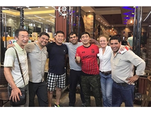 客户合影